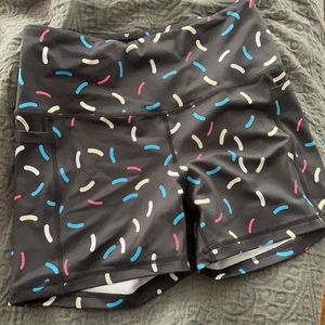 NEVER WORN Feed Me Fight Me Sprinkle Shorts